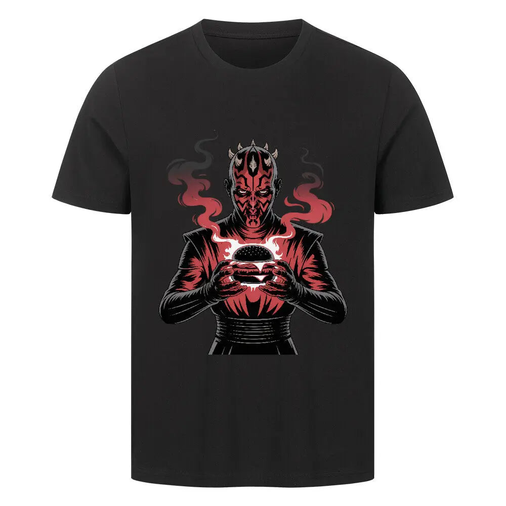 Darth Maul – The Dark Side of the Grill – Premium T-Shirt – Motivdruck in Schwarz