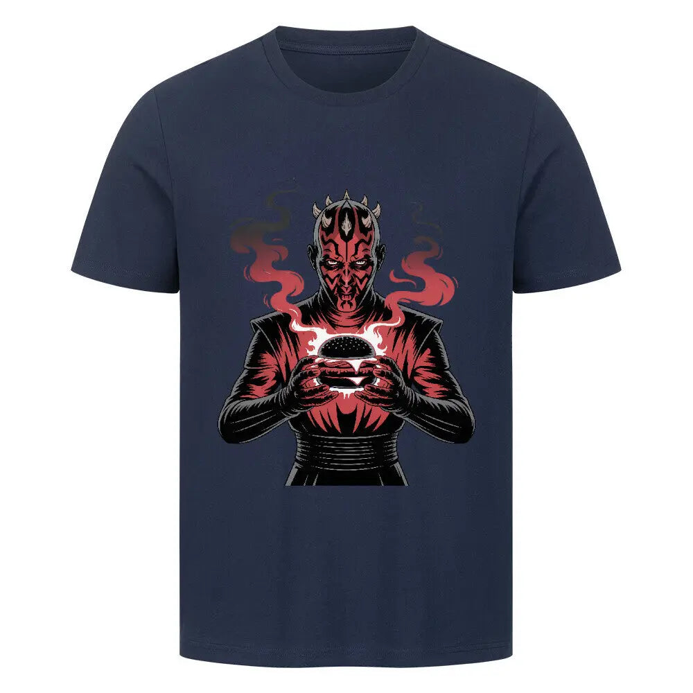 Darth Maul – The Dark Side of the Grill – Premium T-Shirt – Motivdruck in French Navy