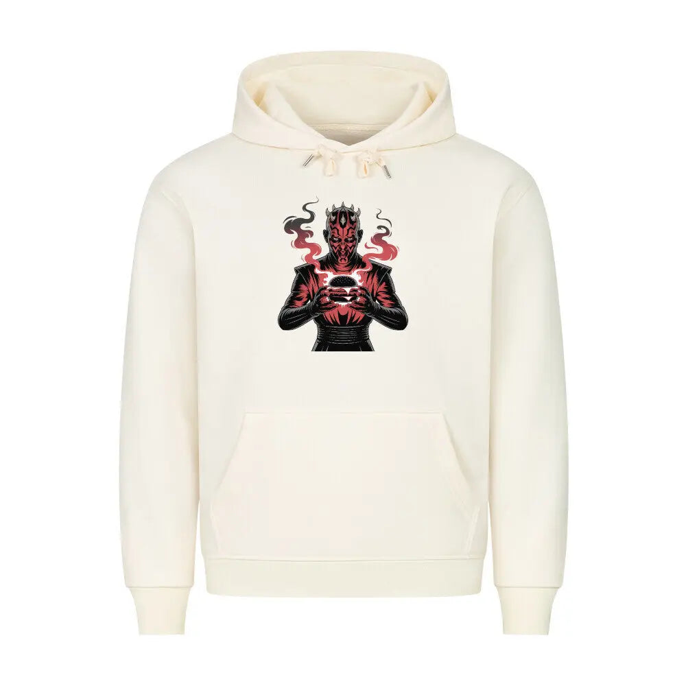 Darth Maul – The Dark Side of the Grill – Premium Hoodie – Motivdruck in Beige