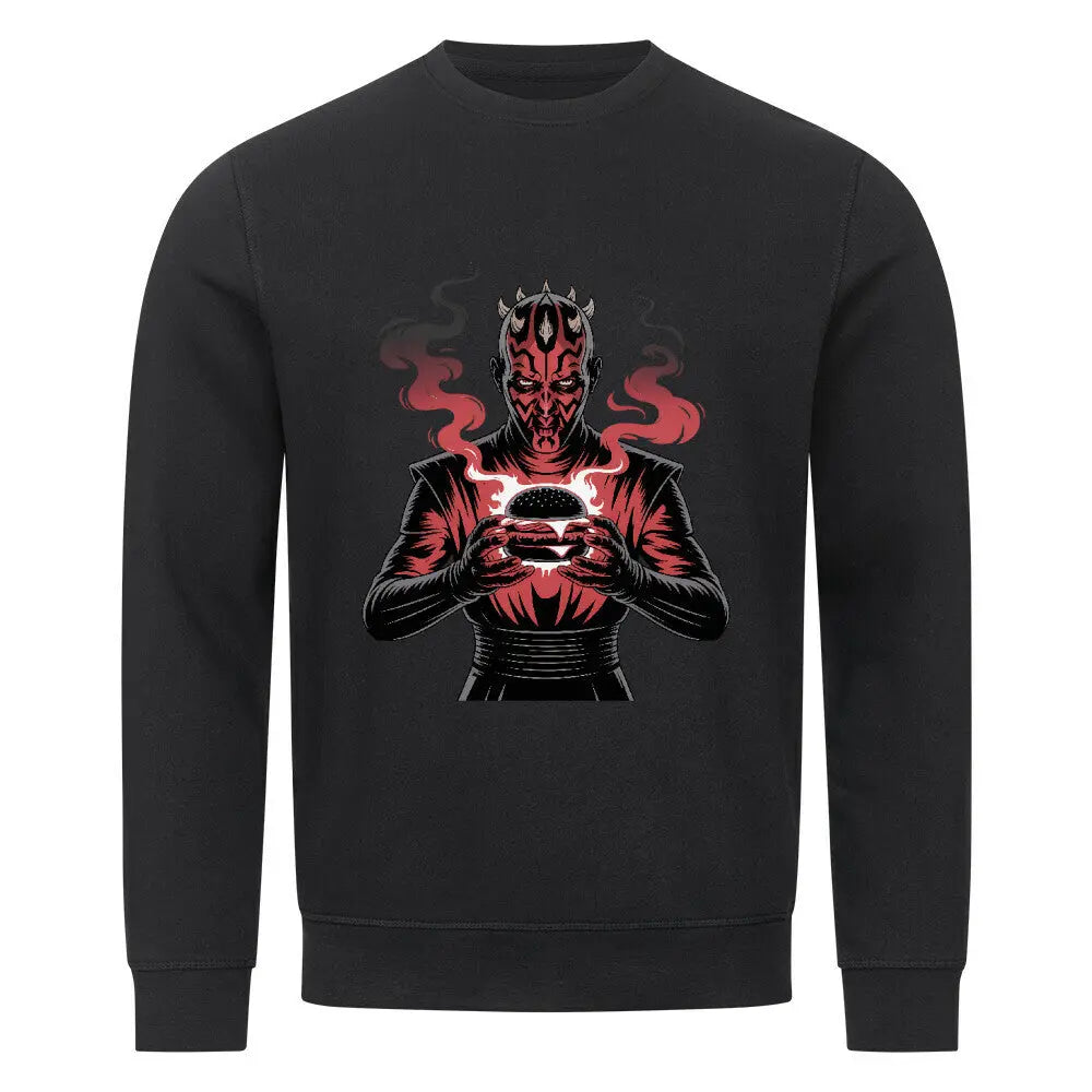 Darth Maul – The Dark Side of the Grill – Premium Organic Sweatshirt – Motivdruck in Schwarz