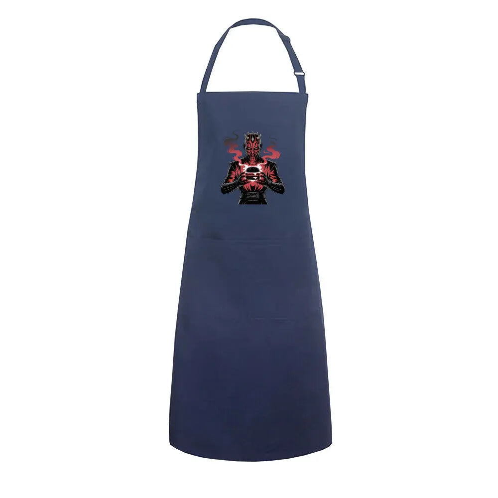 Darth Maul – The Dark Side of the Grill - Grillschürze – Motivdruck in Navy
