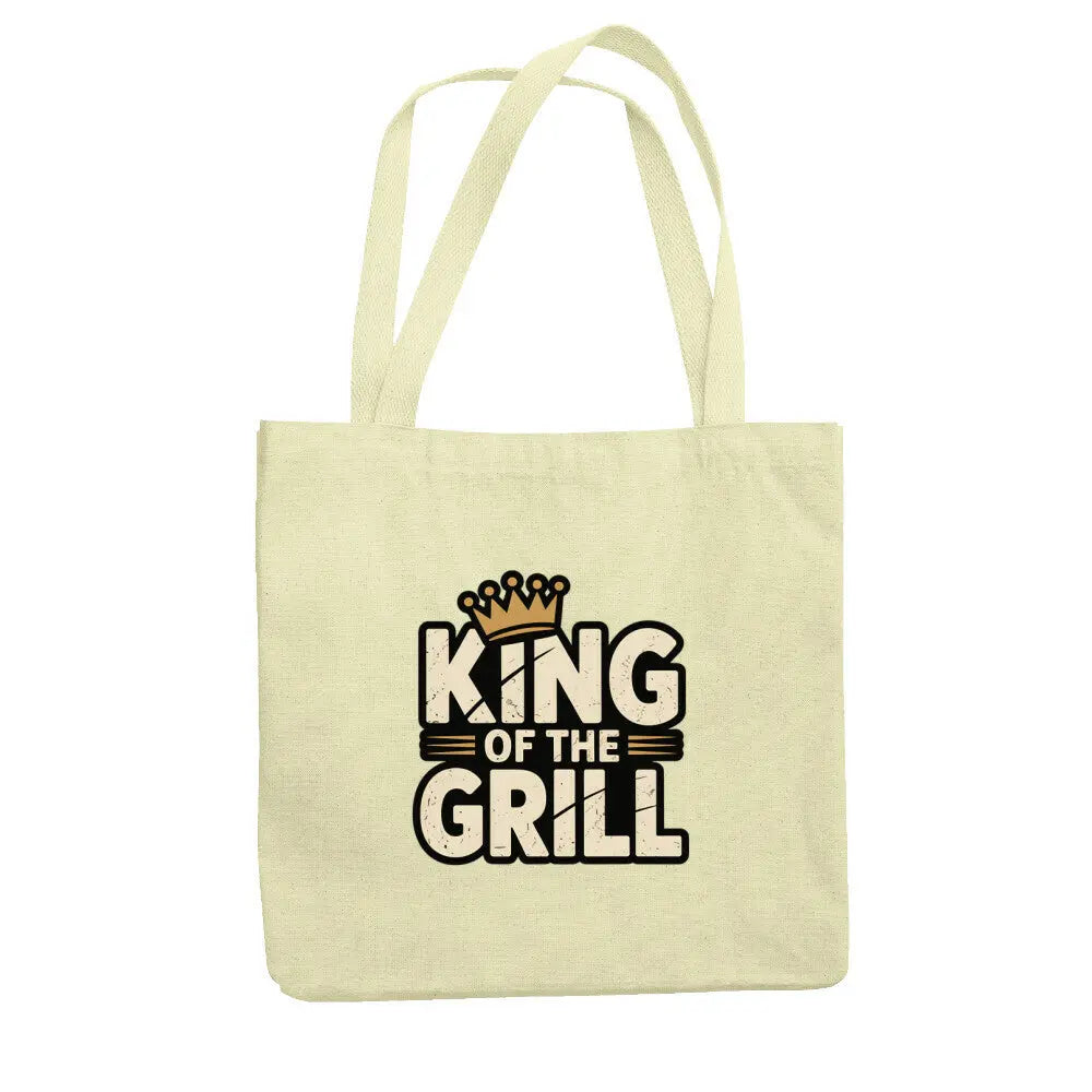 King of the Grill – Jutebeutel – Motivdruck in Natural