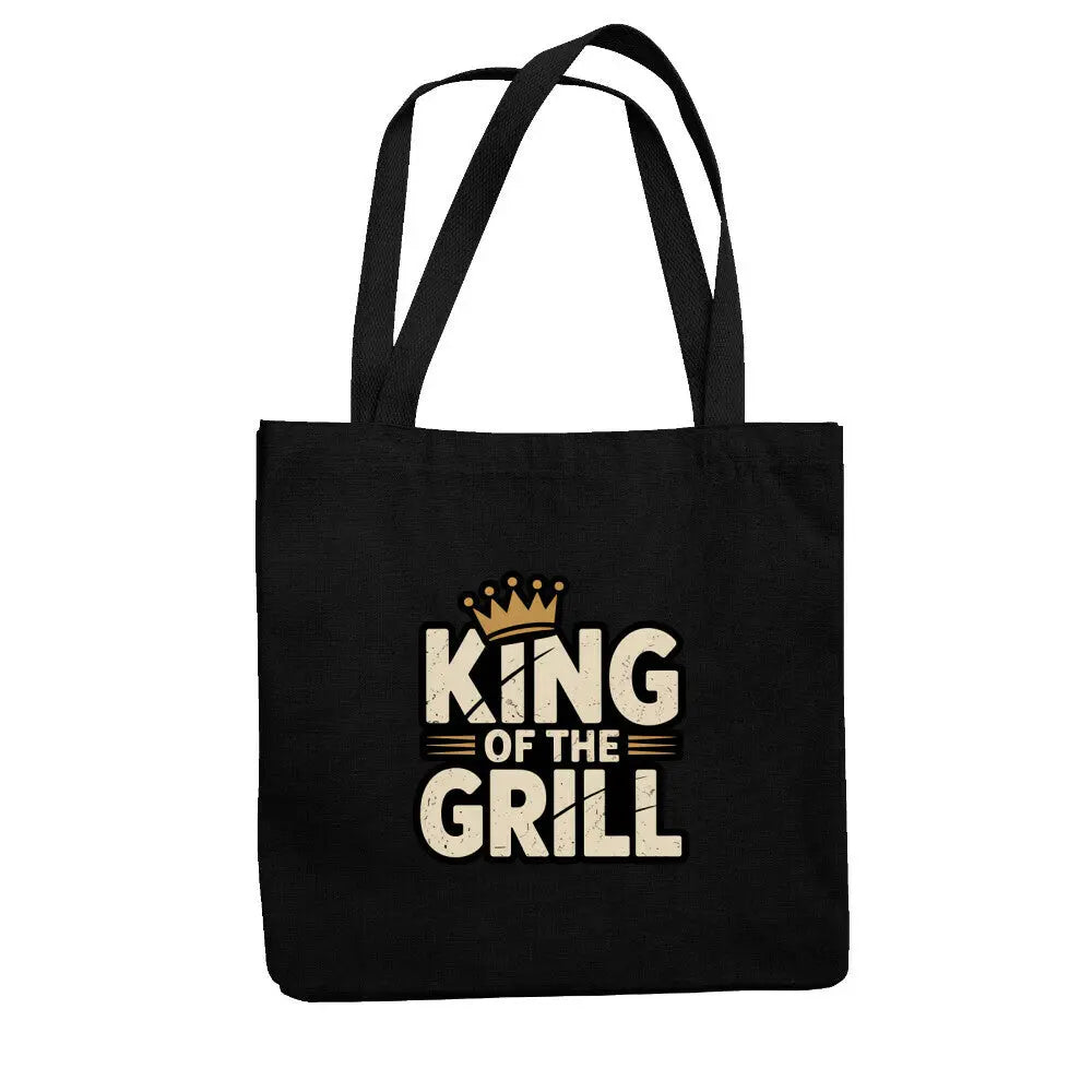 King of the Grill – Jutebeutel – Motivdruck in Schwarz