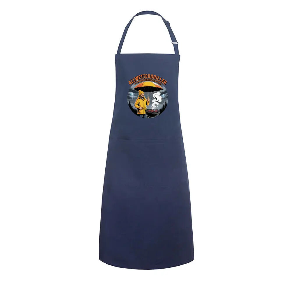 Allwettergriller – Grillschürze – Motivdruck in Navy