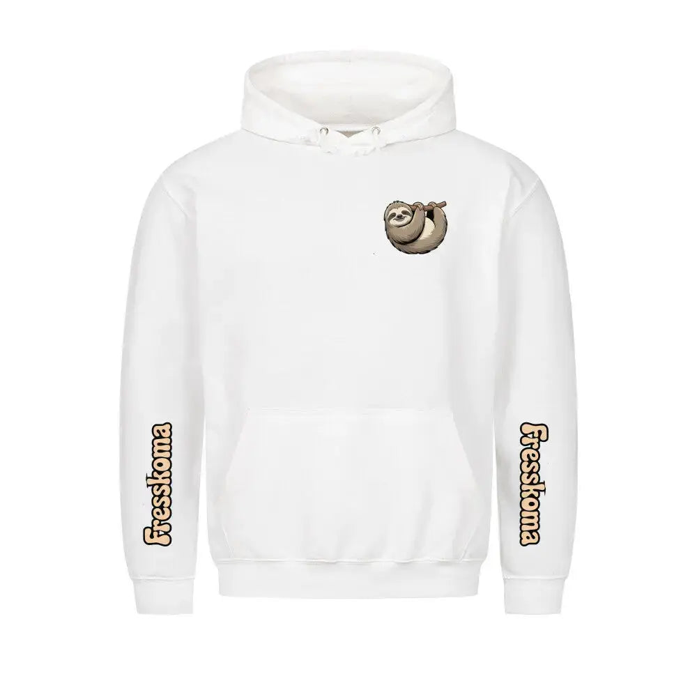 Fresskoma Classic Hoodie – Full Print Edition | Vorne, Hinten & Ärmel-Design – Motivdruck in Weiß