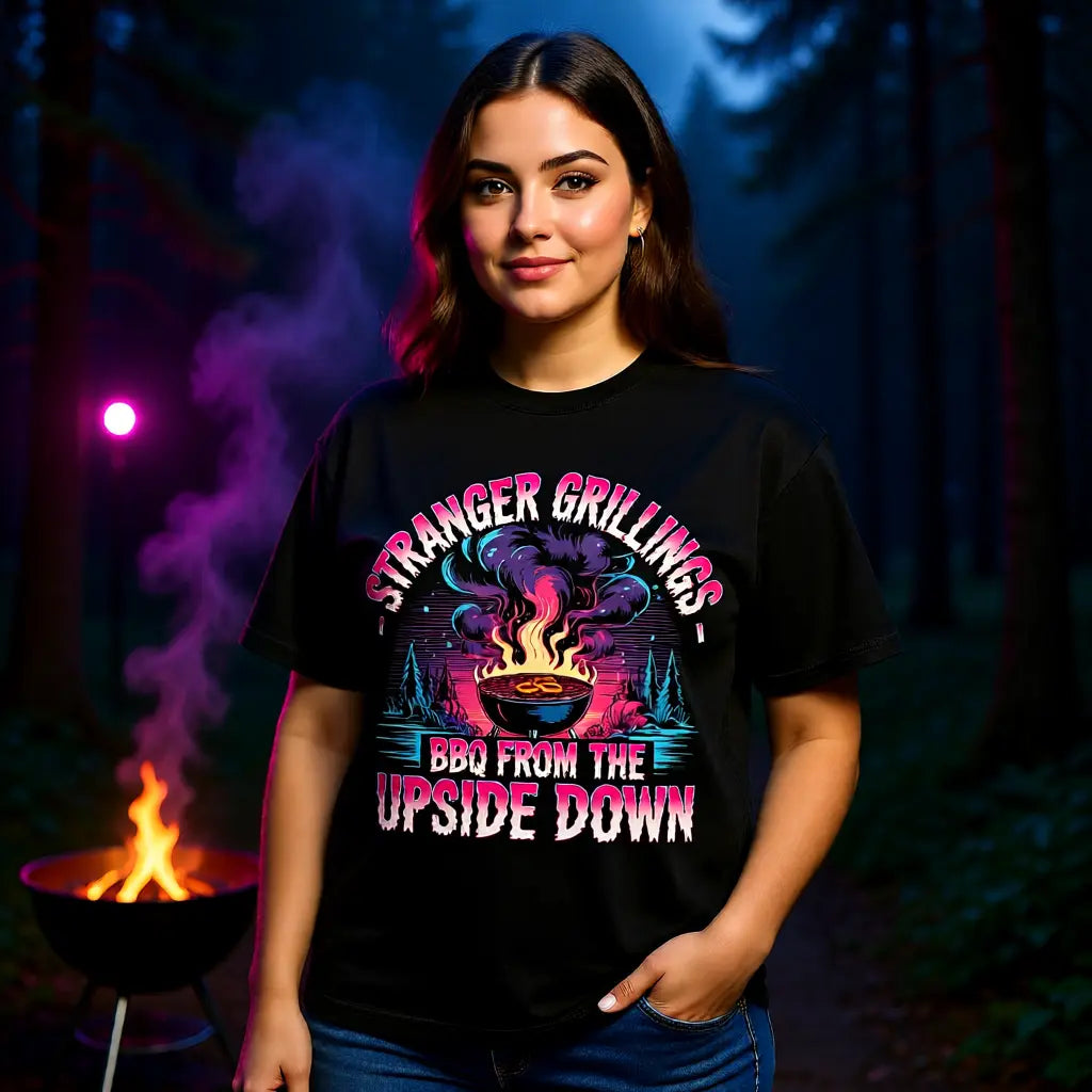 🔥 Stranger Grillings – Oversized Shirt MarketPrint