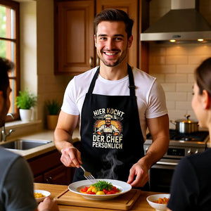Hier kocht der Chef persönlich –Kochschürze MarketPrint