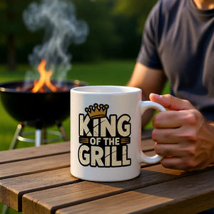👑 King of the Grill – Keramiktasse MarketPrint