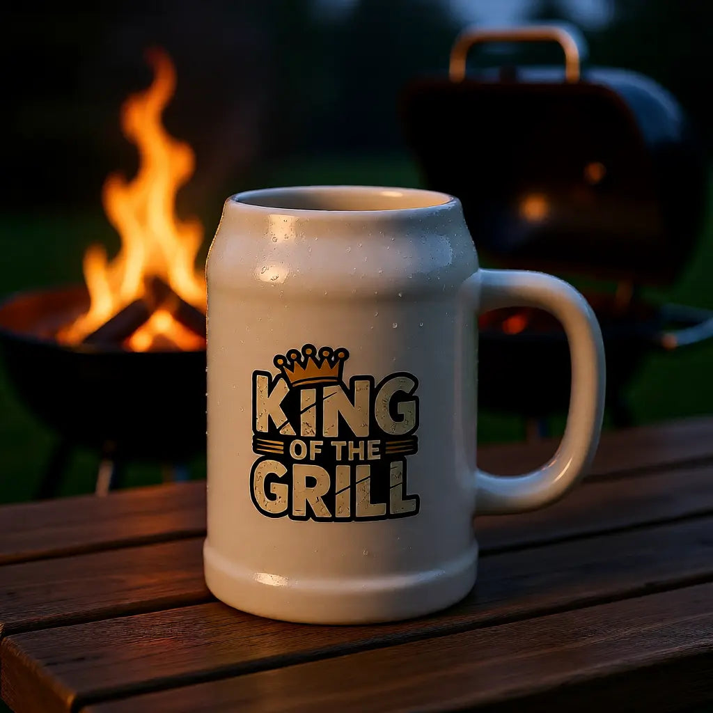👑 King of the Grill – Bierkrug MarketPrint