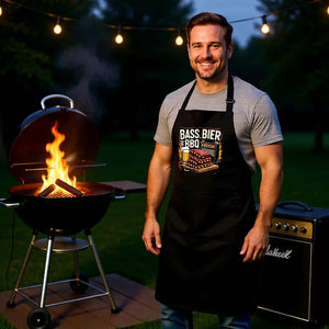 🔥 Bass, Bier & BBQ – Grillschürze MarketPrint