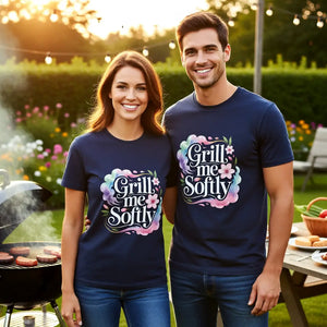🌸 Grill me Softly – Premium T-Shirt MarketPrint