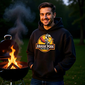 🦖 Jurassic Pork – Oversized Hoodie für Fleischjäger MarketPrint