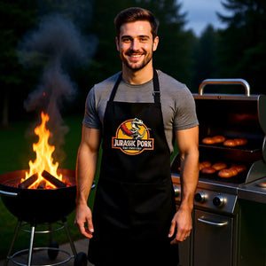 🦖 Jurassic Pork – Grillschürze für echte Fleisch-Fans MarketPrint