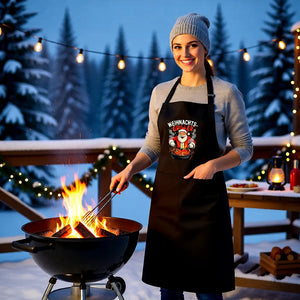 🎅🔥 Weihnachts-Griller – Grillschürze MarketPrint