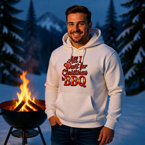 🎄🔥 All I Want for Christmas is BBQ – Premium Hoodie MarketPrint