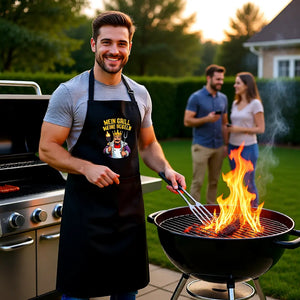 👑🔥 Mein Grill, Meine Regeln – Grillschürze MarketPrint