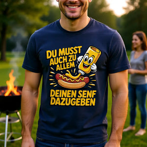 🌭😂 Deinen Senf dazugeben – Premium T-Shirt MarketPrint