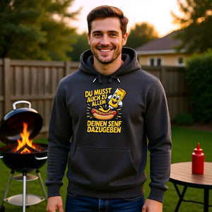 🌭😂 Deinen Senf dazugeben – Premium Hoodie MarketPrint