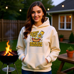 🌭😂 Deinen Senf dazugeben – Oversized Hoodie MarketPrint