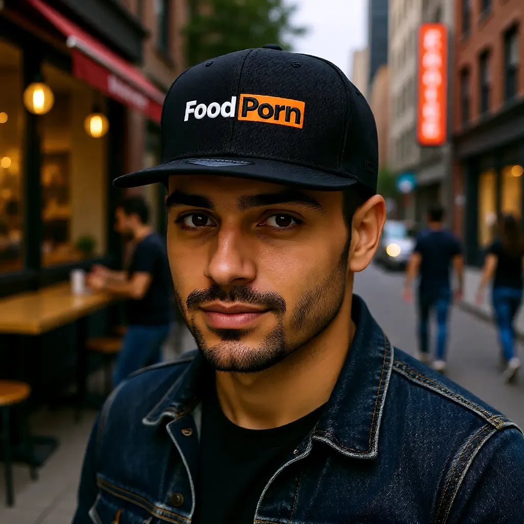 🍔🔥 Food Porn – Snapback Cap MarketPrint