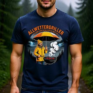 🌧️🔥 Allwettergriller – Premium T-Shirt MarketPrint