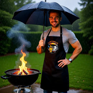 🌧️🔥 Allwettergriller – Grillschürze MarketPrint