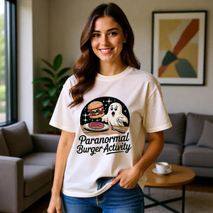 👻🍔 Paranormal Burger Activity – Oversized Shirt MarketPrint