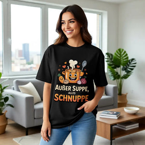 🥣😄 Außer Suppe, alles Schnuppe – Oversized Shirt MarketPrint