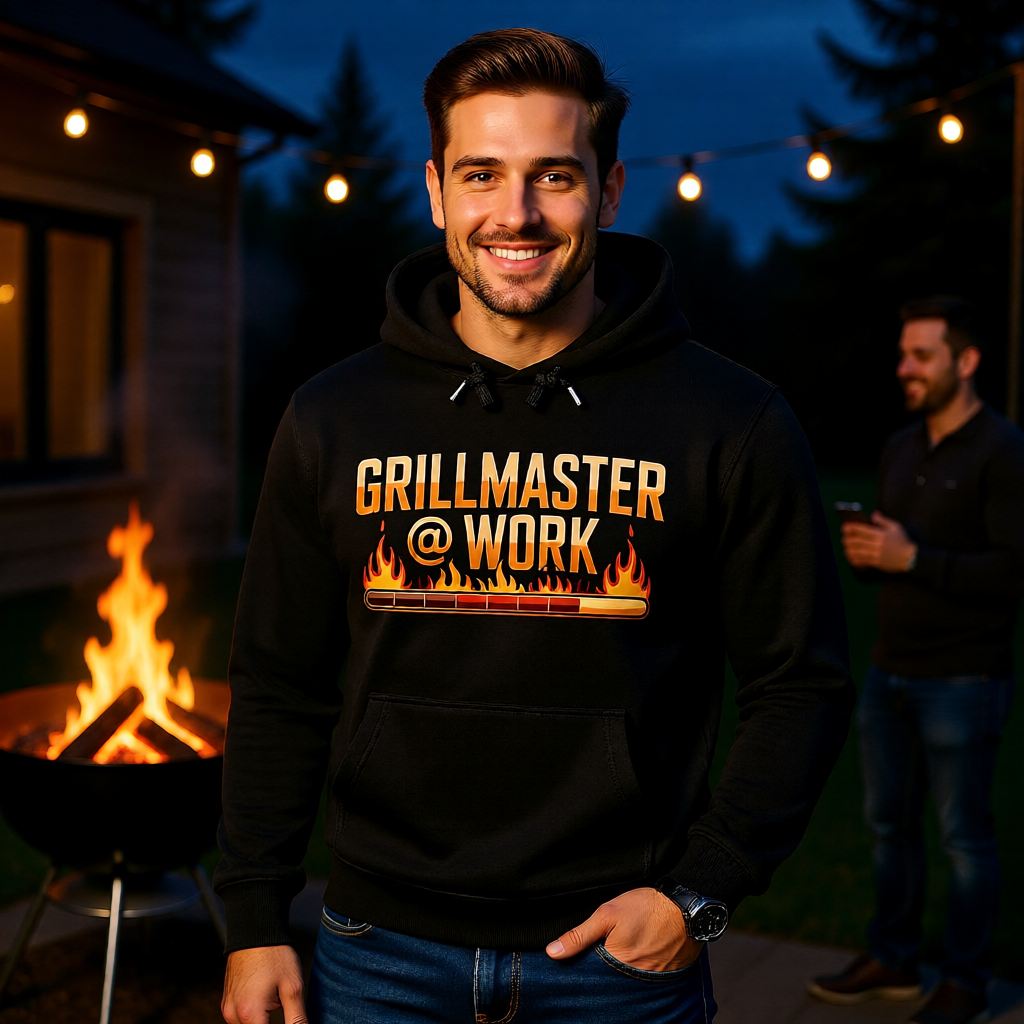 🔥👨🍳 Grillmaster @ Work – Premium Hoodie