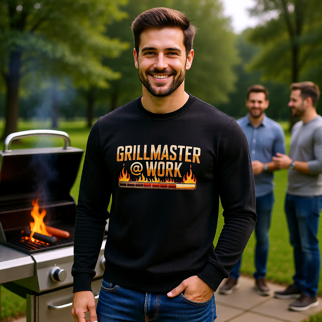 🔥👨🍳 Grillmaster @ Work – Premium Sweatshirt