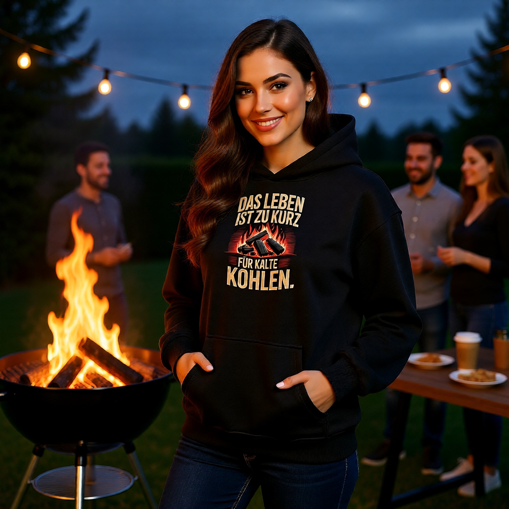 🔥🪵 Kalte Kohlen – Oversized Hoodie