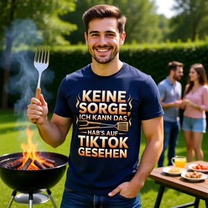 😂🔥 Keine Sorge – Hab’s auf TikTok gesehen – Premium T-Shirt MarketPrint