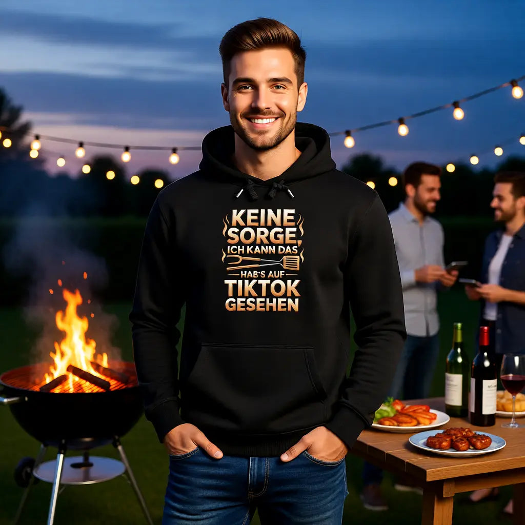 😂🔥 Keine Sorge – Hab’s auf TikTok gesehen – Premium Hoodie MarketPrint