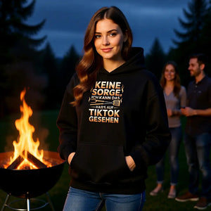 😂🔥 Keine Sorge – Hab’s auf TikTok gesehen – Oversized Hoodie MarketPrint