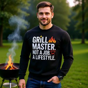 🔥👑 Grill Master. Not a Job. A Lifestyle. – Premium Sweatshirt MarketPrint