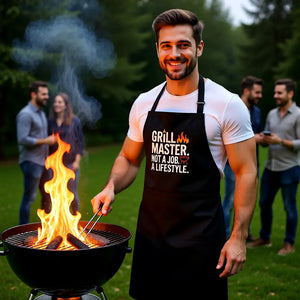 🔥👑 Grill Master. Not a Job. A Lifestyle. – Kochschürze MarketPrint