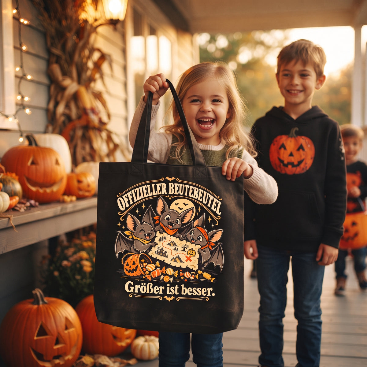 Offizieller Beutebeutel Fledermäuse - Lustige Trick or Treat Tasche