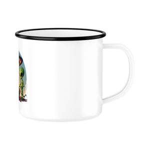 Alien BBQ - Emaille Tasse | Mug | Meatware