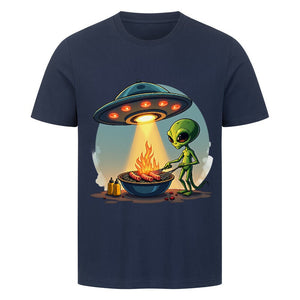 Alien BBQ - HigherBlanks Premium T-Shirt | T-Shirt | Meatware