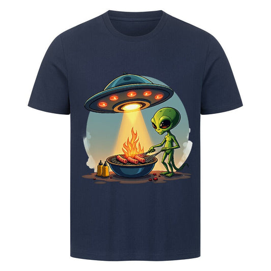 Alien BBQ - HigherBlanks Premium T-Shirt | T-Shirt | Meatware