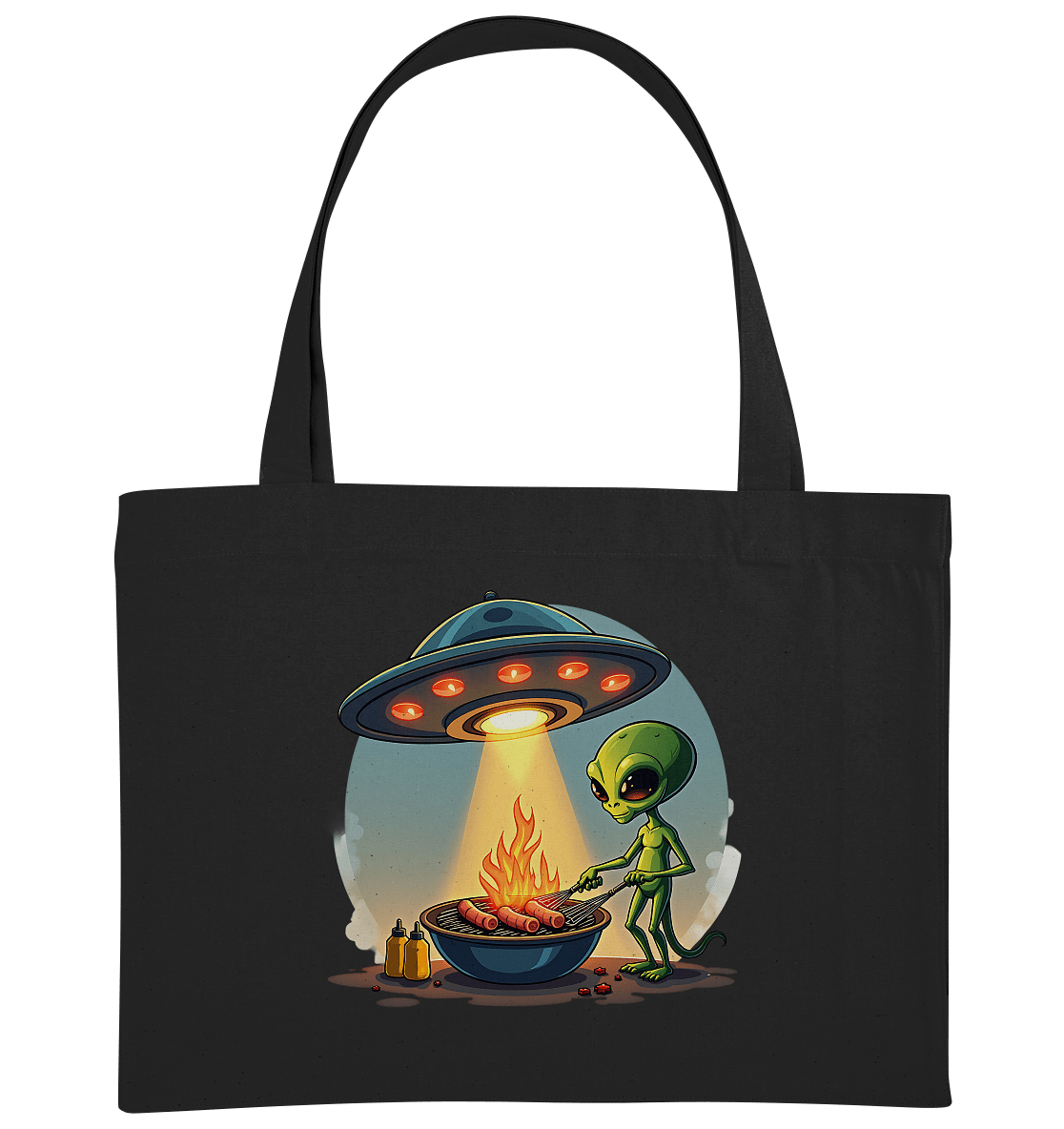 Alien BBQ - Organic Shopping - Bag | Taschen | Meatware