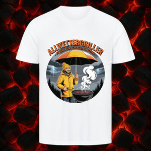 Allwettergriller – Es gibt kein schlechtes Wetter - HigherBlanks Premium T-Shirt | T-Shirt | Meatware