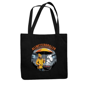 Allwettergriller – Es gibt kein schlechtes Wetter - Jutebeutel | Bag | Meatware