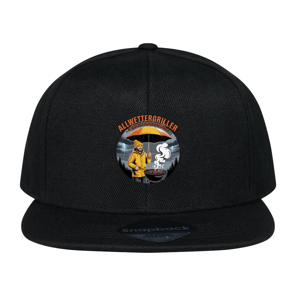 Allwettergriller – Es gibt kein schlechtes Wetter - Snapback Cap | Cap | Meatware