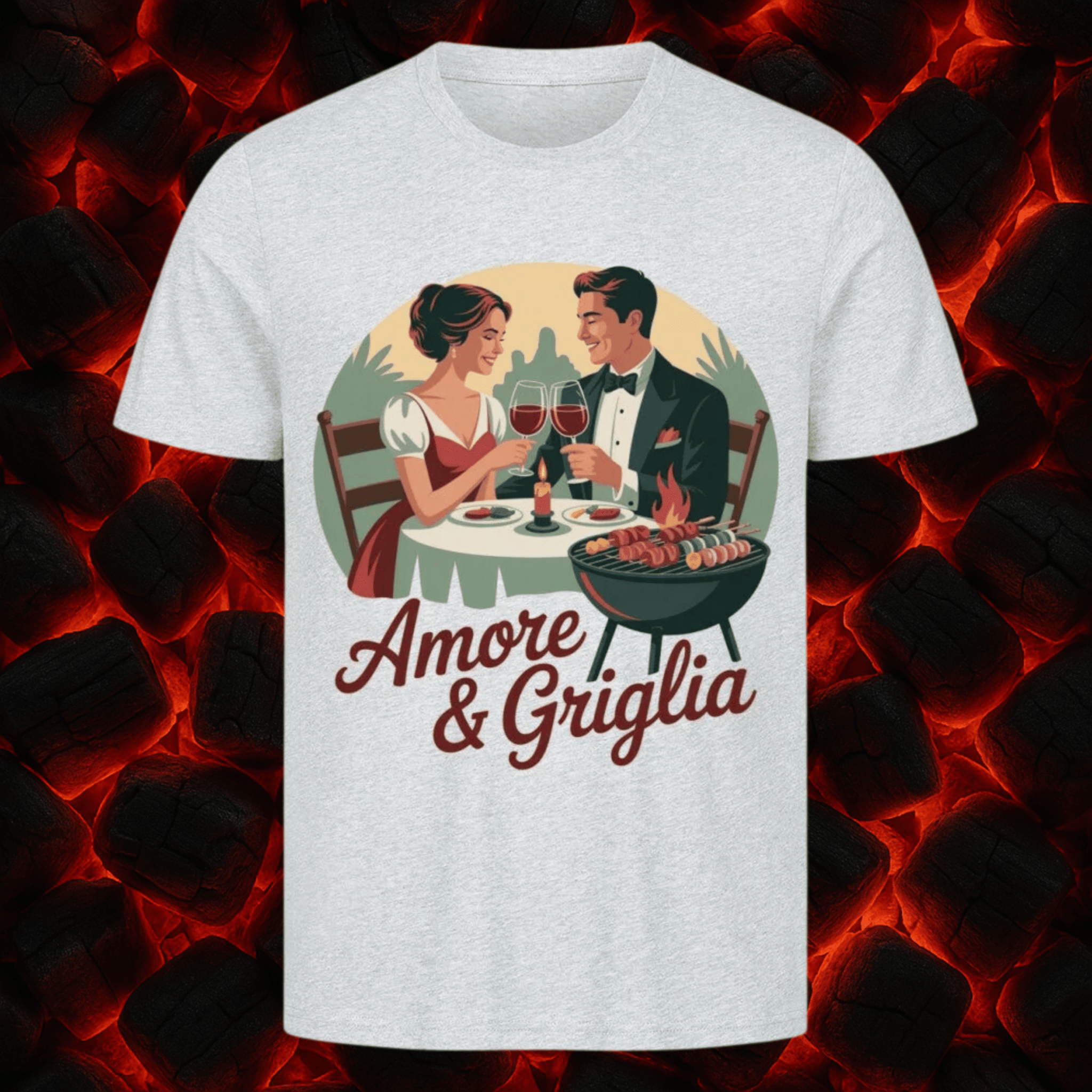 Amore & Griglia - HigherBlanks Premium T-Shirt | T-Shirt | Meatware