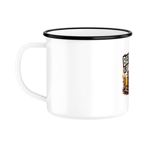Bass, Bier & BBQ traditionell - Emaille Tasse | Mug | Meatware
