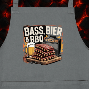 Bass, Bier & BBQ traditionell - Grillschürze | Apron | Meatware