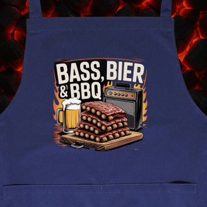 Bass, Bier & BBQ traditionell - Grillschürze | Apron | Meatware