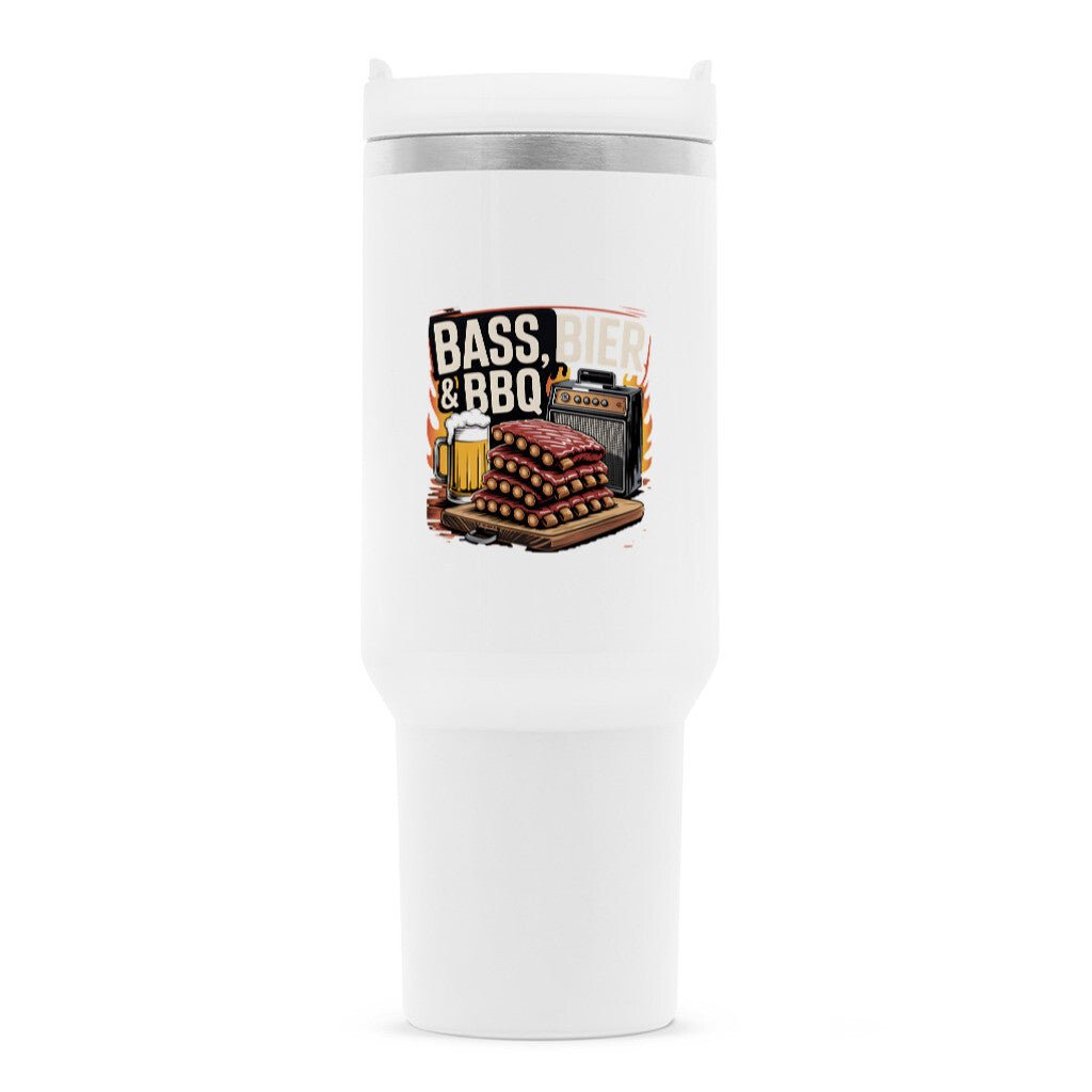 Bass, Bier & BBQ traditionell - Thermobecher | Mug | Meatware