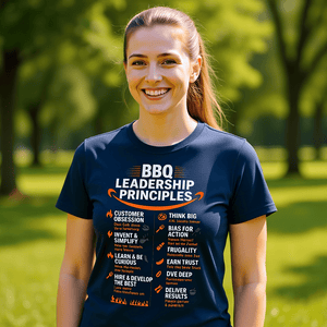 BBQ Leadership Principles - HigherBlanks Premium T-Shirt | T-Shirt | Meatware
